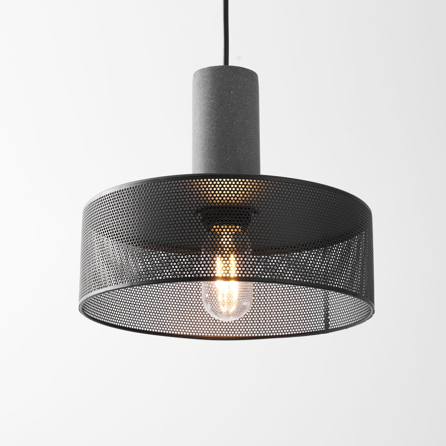 Luxara | Cement Cylinder Pendant for Modern Home Lighting Fixture