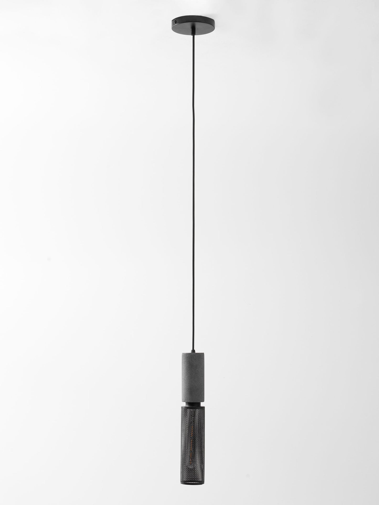 Luxara | Cement Cylinder Pendant for Modern Home Lighting Fixture
