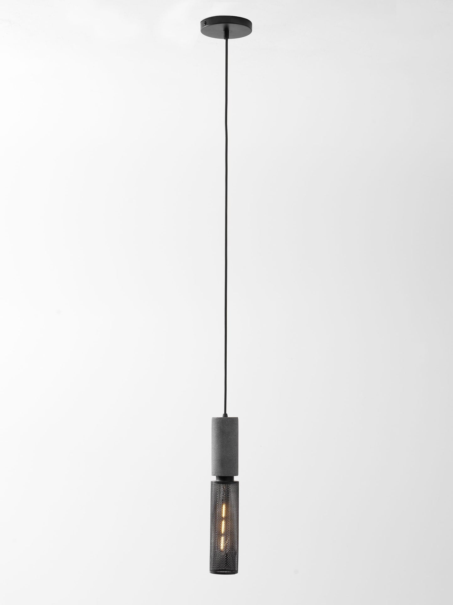 Luxara | Cement Cylinder Pendant for Modern Home Lighting Fixture