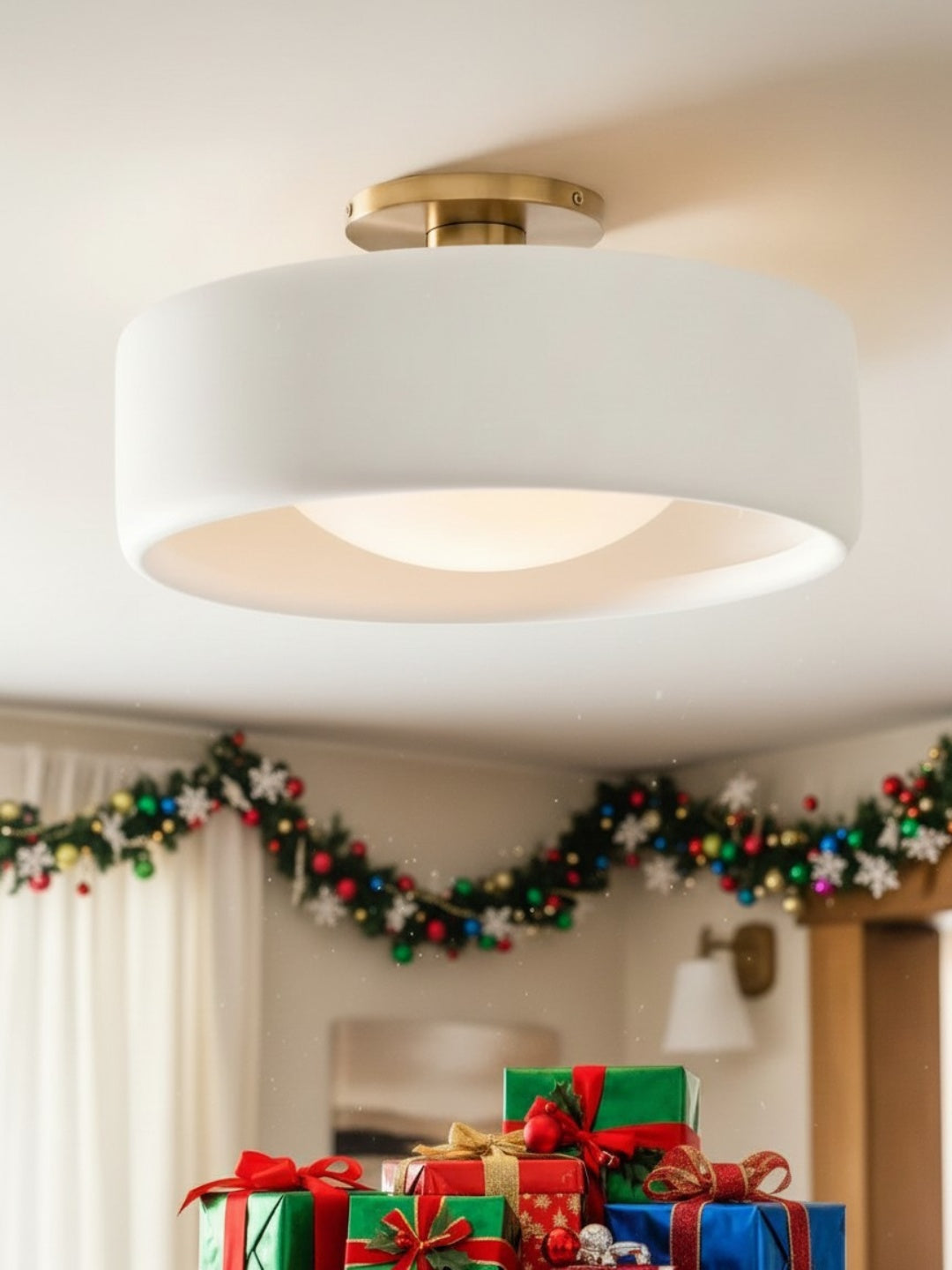 Kingsley | Flush Mount Ceiling Light Minimalist LED Indoor Fixture