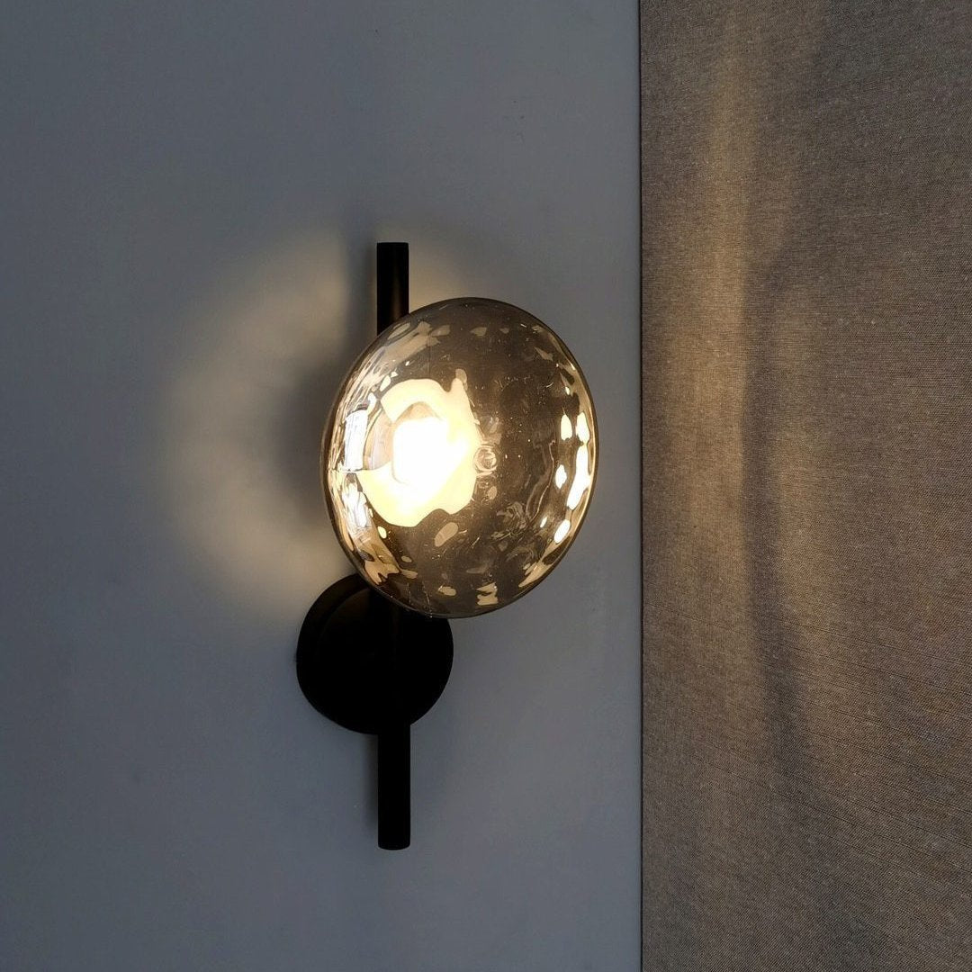 Zeno | Round Ceto Glass Wall Light