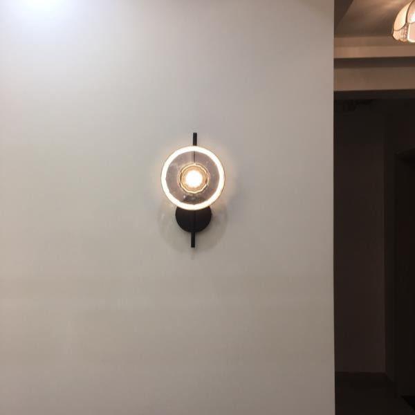 Zeno | Round Ceto Glass Wall Light