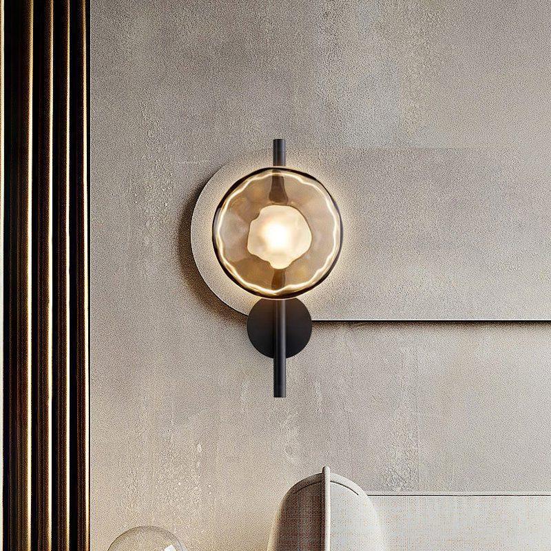Zeno | Round Ceto Glass Wall Light