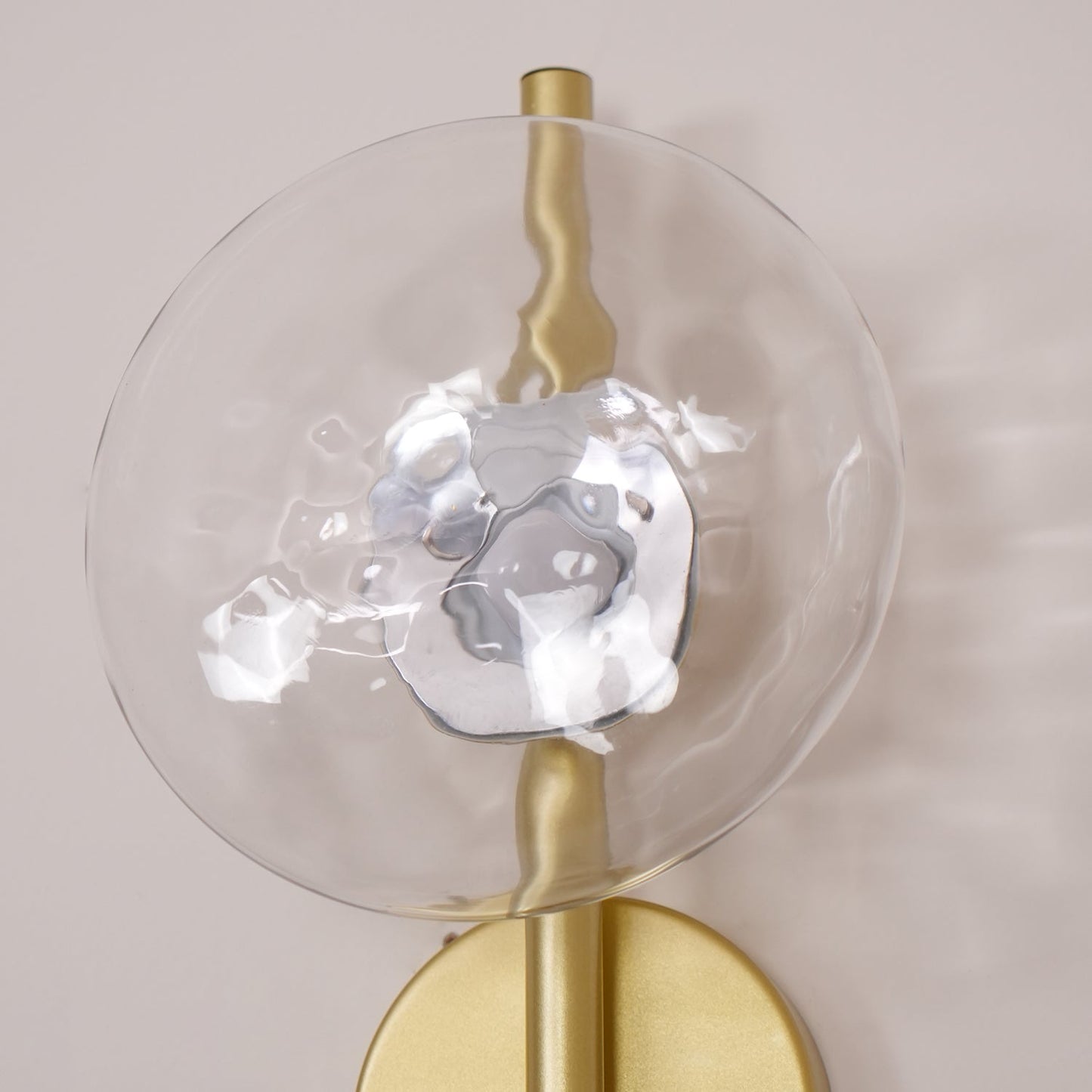Zeno | Round Ceto Glass Wall Light
