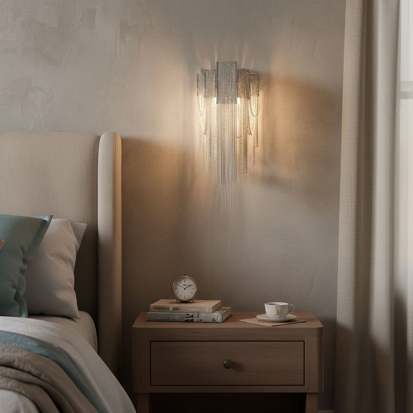 Mila | Wall Lamp Tassel Chain Classic for Living Room