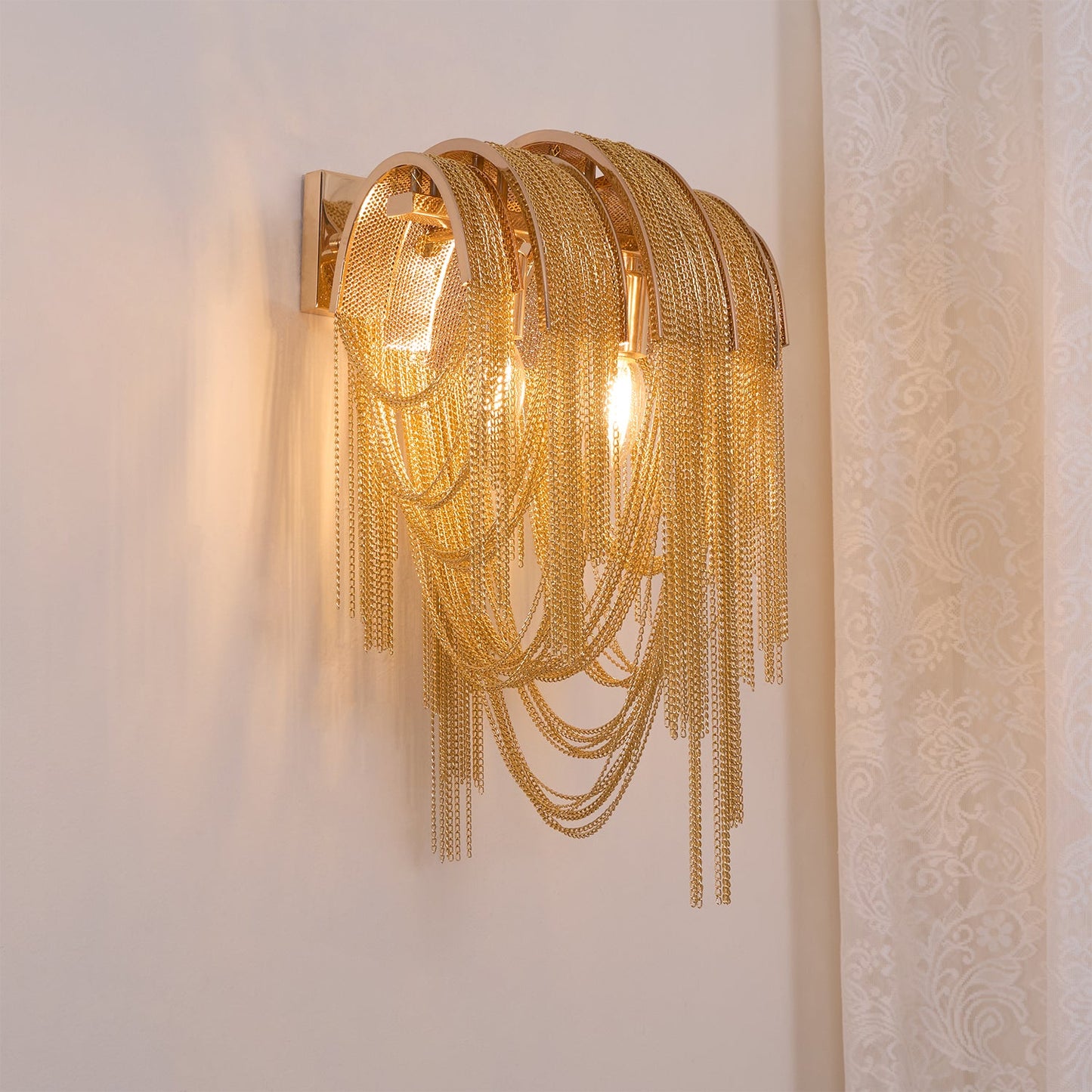 Mila | Wall Lamp Tassel Chain Classic for Living Room