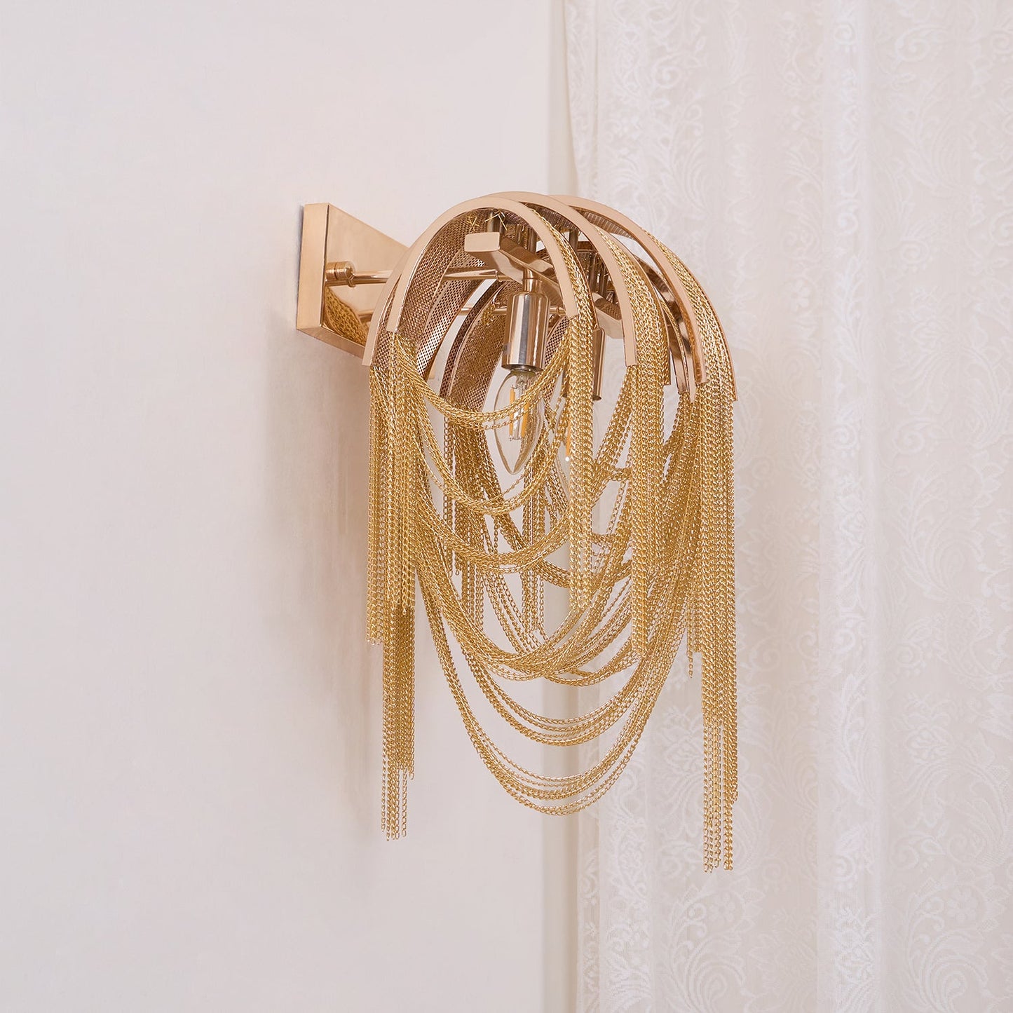 Mila | Wall Lamp Tassel Chain Classic for Living Room