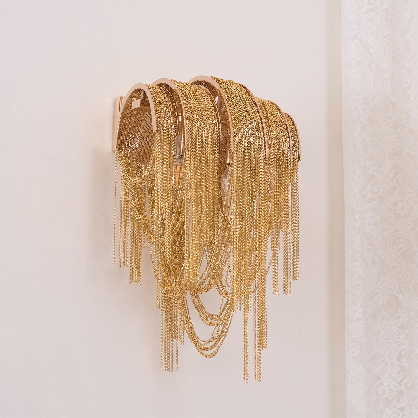 Mila | Wall Lamp Tassel Chain Classic for Living Room