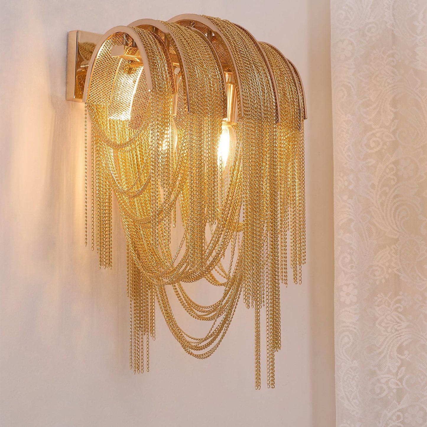 Mila | Wall Lamp Tassel Chain Classic for Living Room