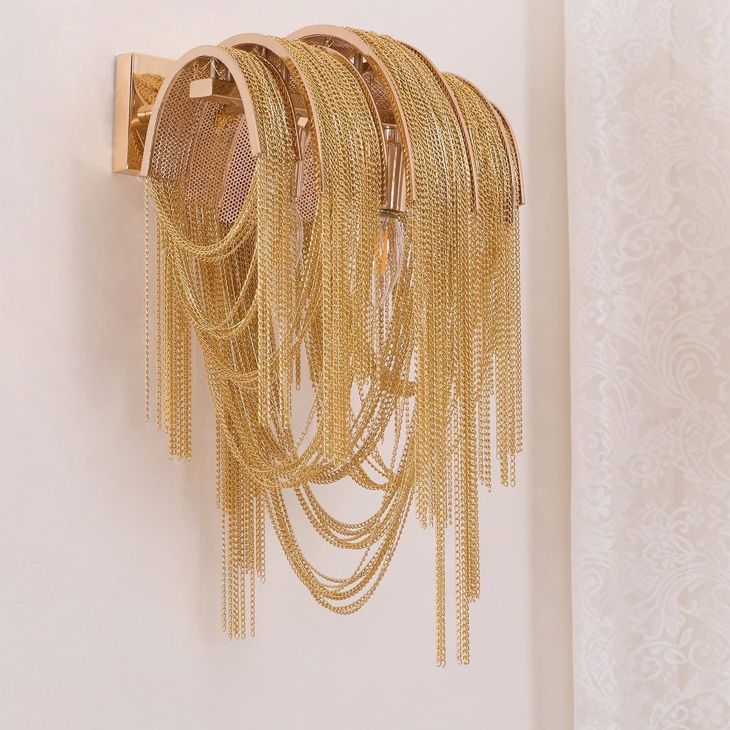 Mila | Wall Lamp Tassel Chain Classic for Living Room
