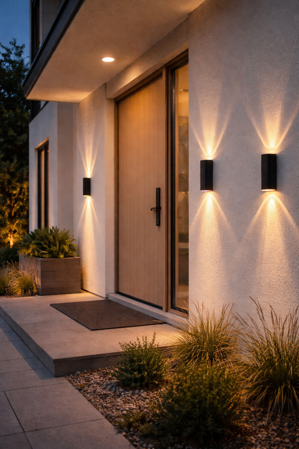 Sarah | Rectangular LED Outdoor Hardwired Patio Fence Wall Light