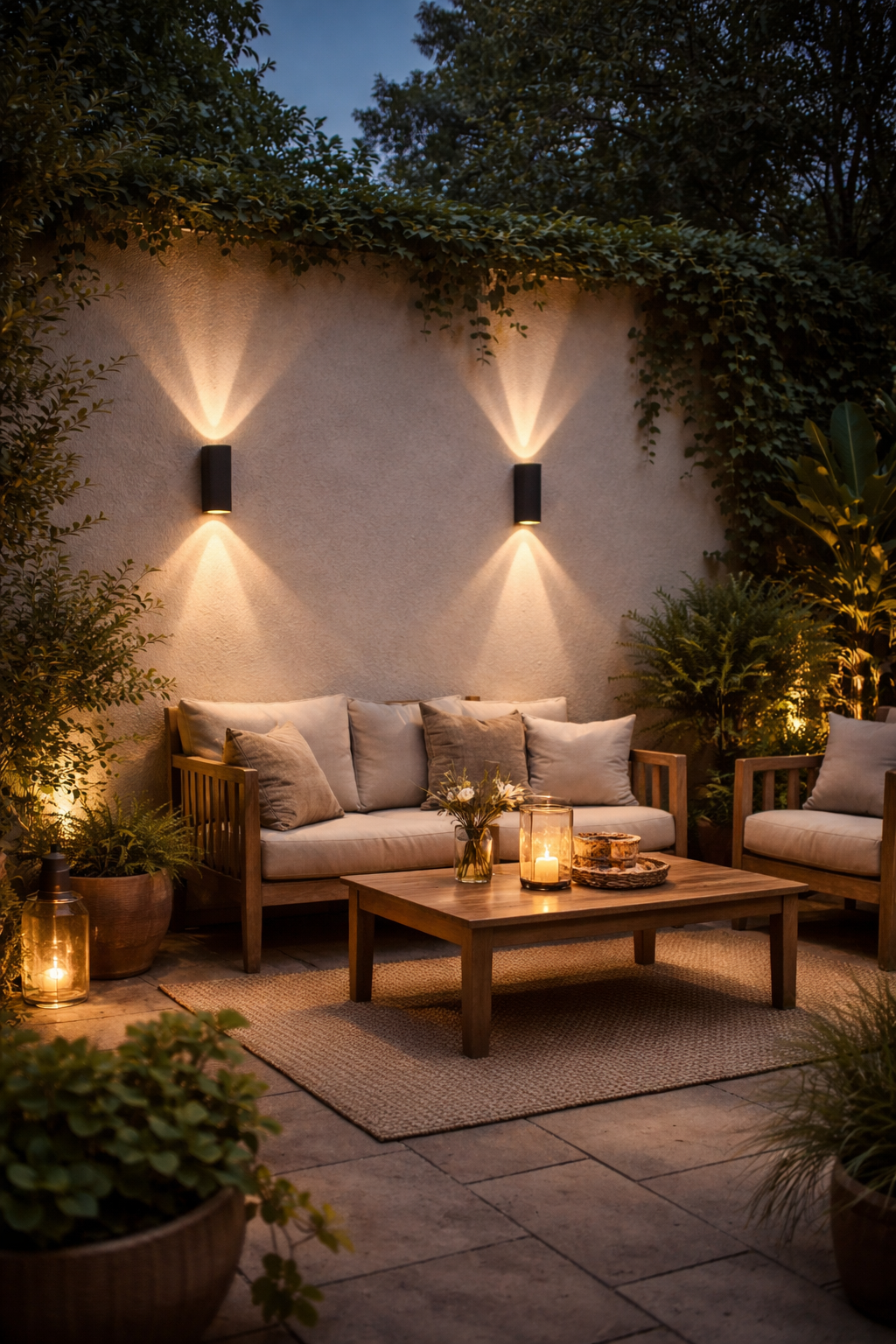Sarah | Rectangular LED Outdoor Hardwired Patio Fence Wall Light