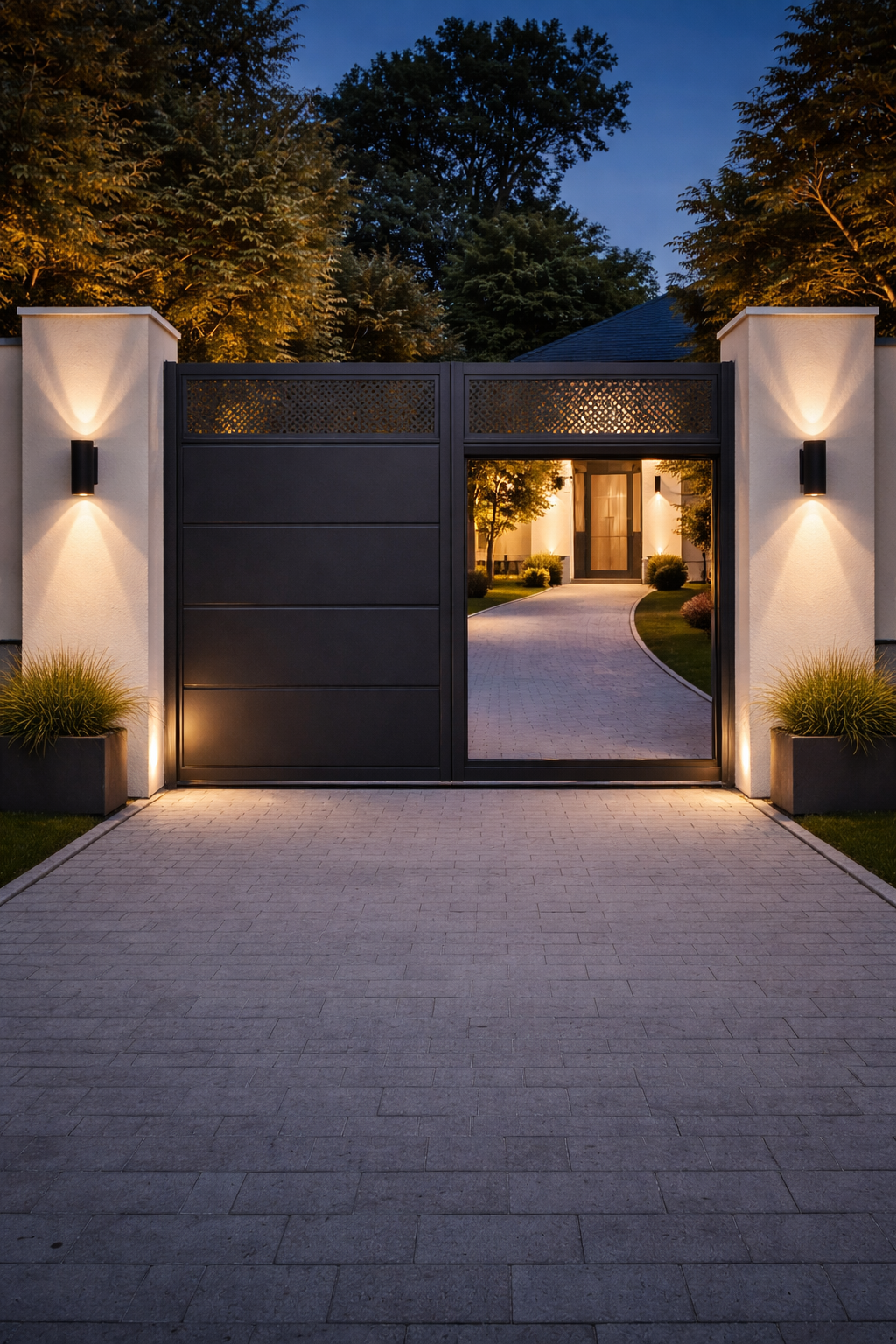 Sarah | Rectangular LED Outdoor Hardwired Patio Fence Wall Light