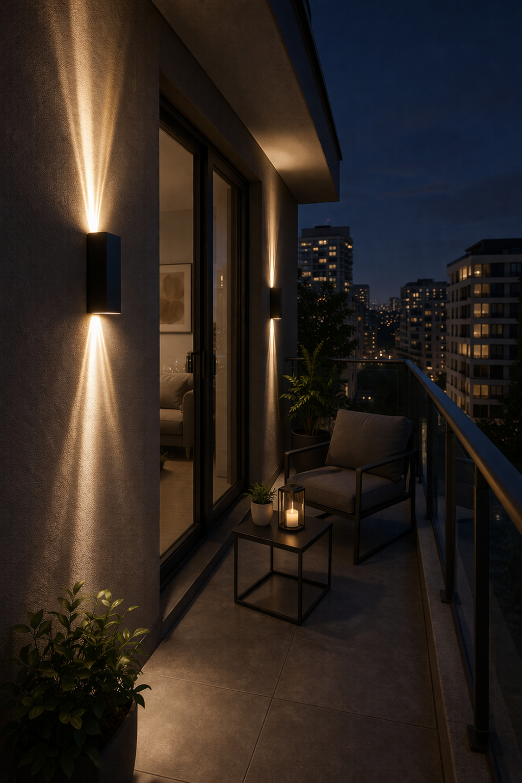 Sarah | Rectangular LED Outdoor Hardwired Patio Fence Wall Light