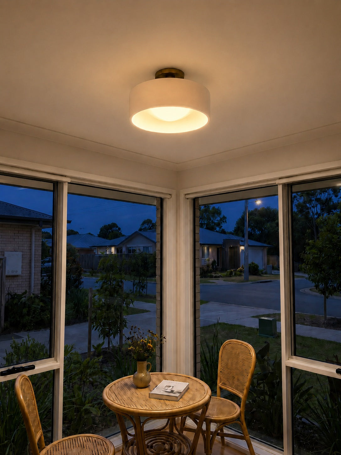 Kingsley | Flush Mount Ceiling Light Minimalist LED Indoor Fixture