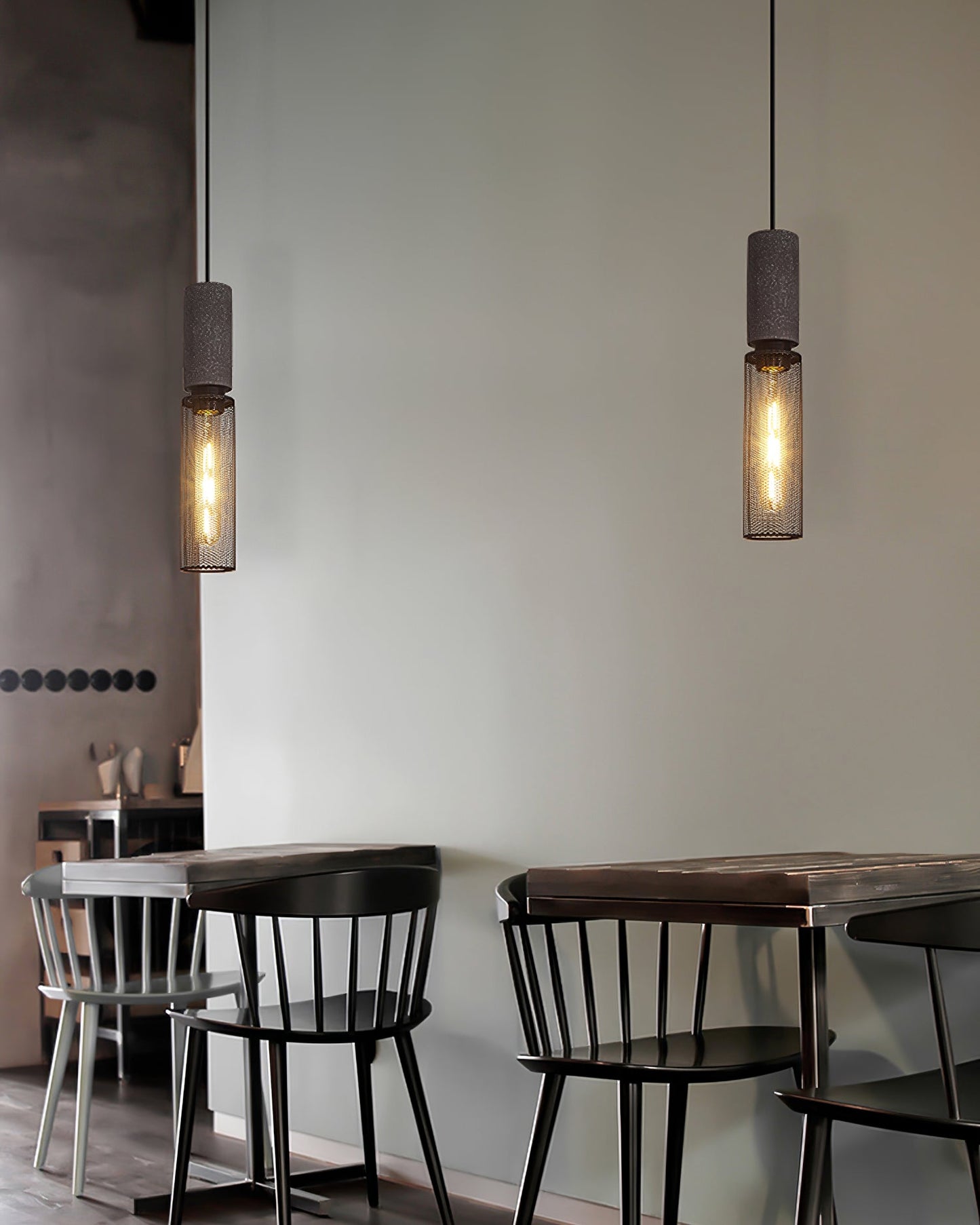 Luxara | Cement Cylinder Pendant for Modern Home Lighting Fixture