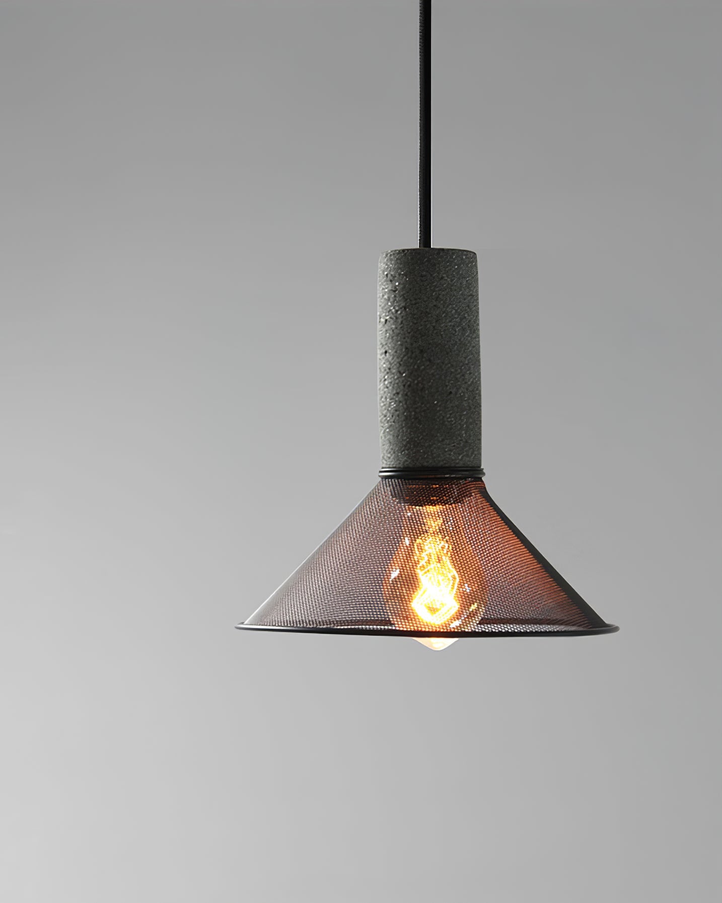 Luxara | Cement Cylinder Pendant for Modern Home Lighting Fixture
