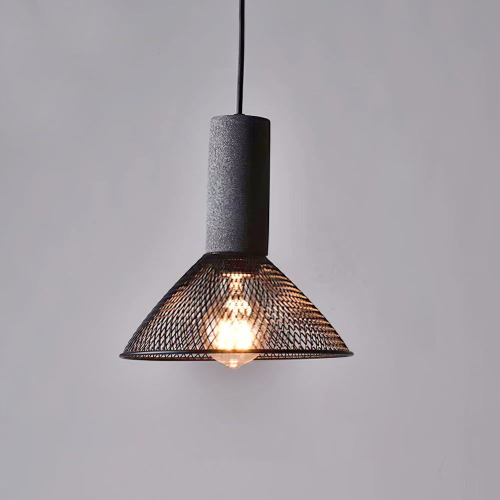 Luxara | Cement Cylinder Pendant for Modern Home Lighting Fixture