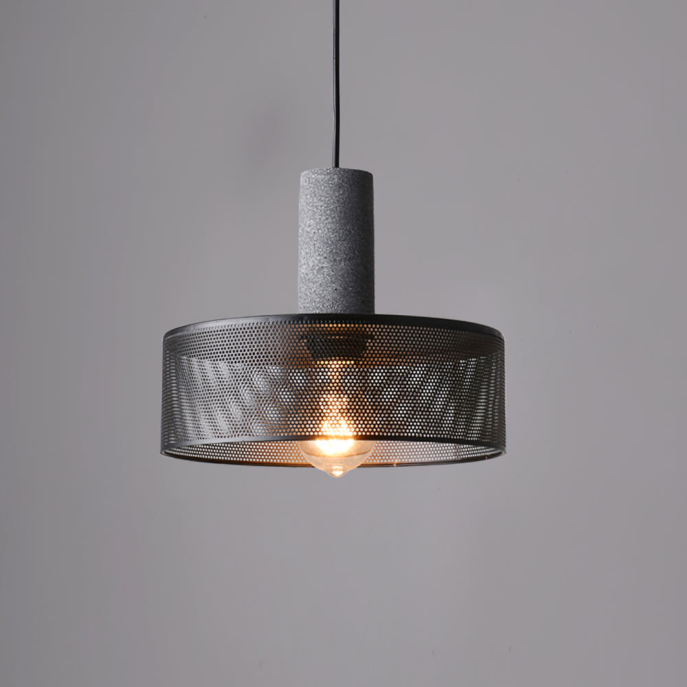 Luxara | Cement Cylinder Pendant for Modern Home Lighting Fixture