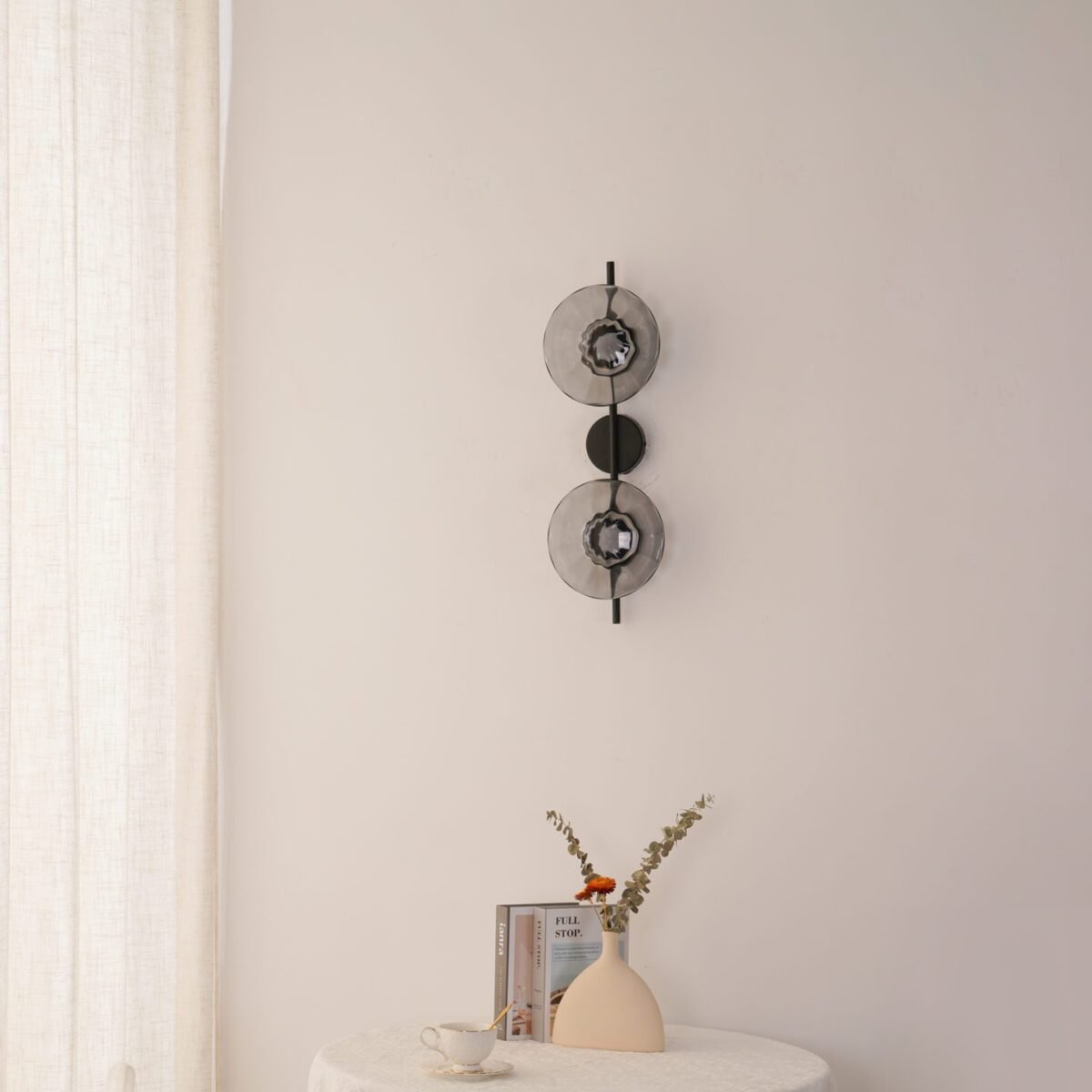 Zeno | Round Ceto Glass Wall Light