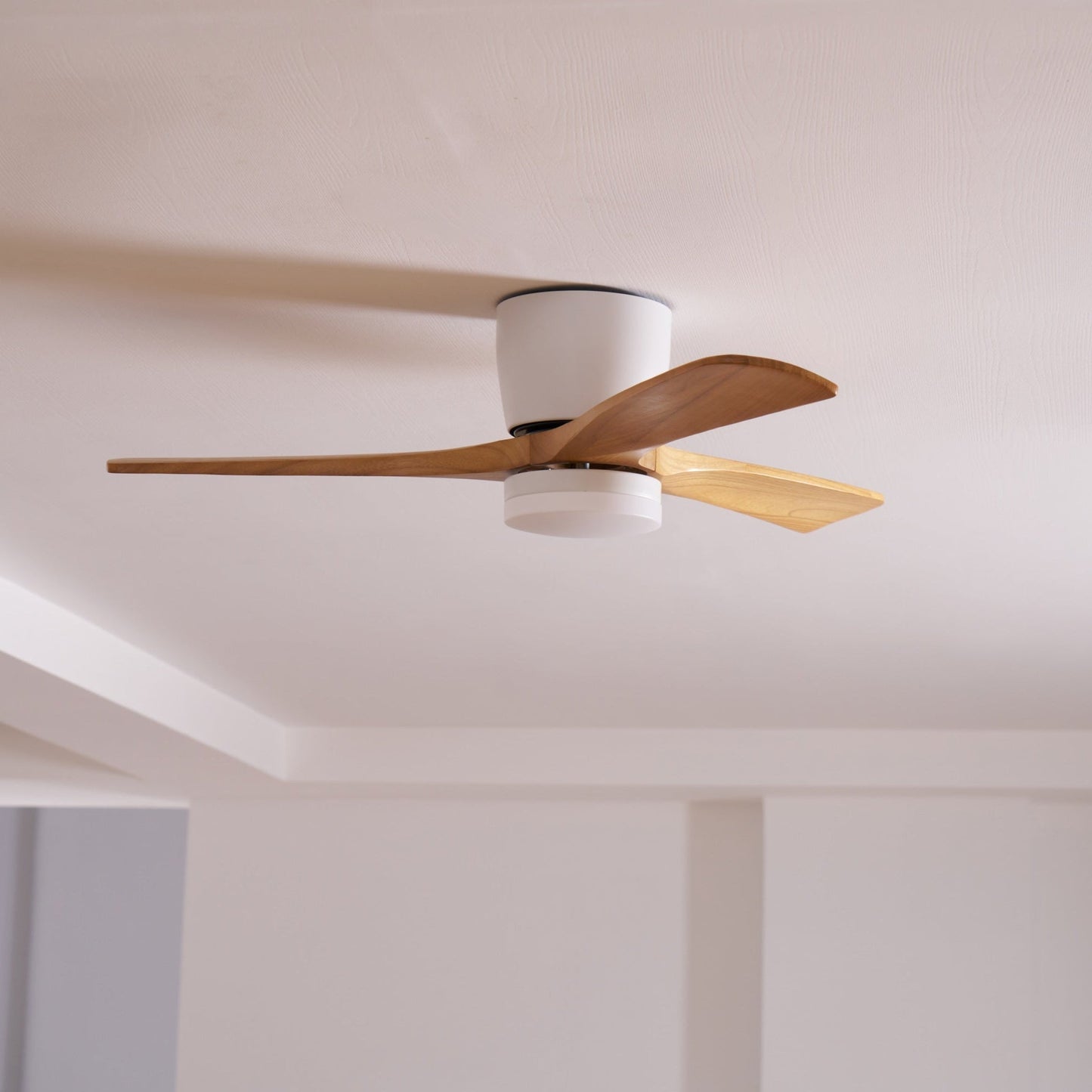 Aura | Wooden LED Ceiling Fan with Light (42” / 48” / 52”)
