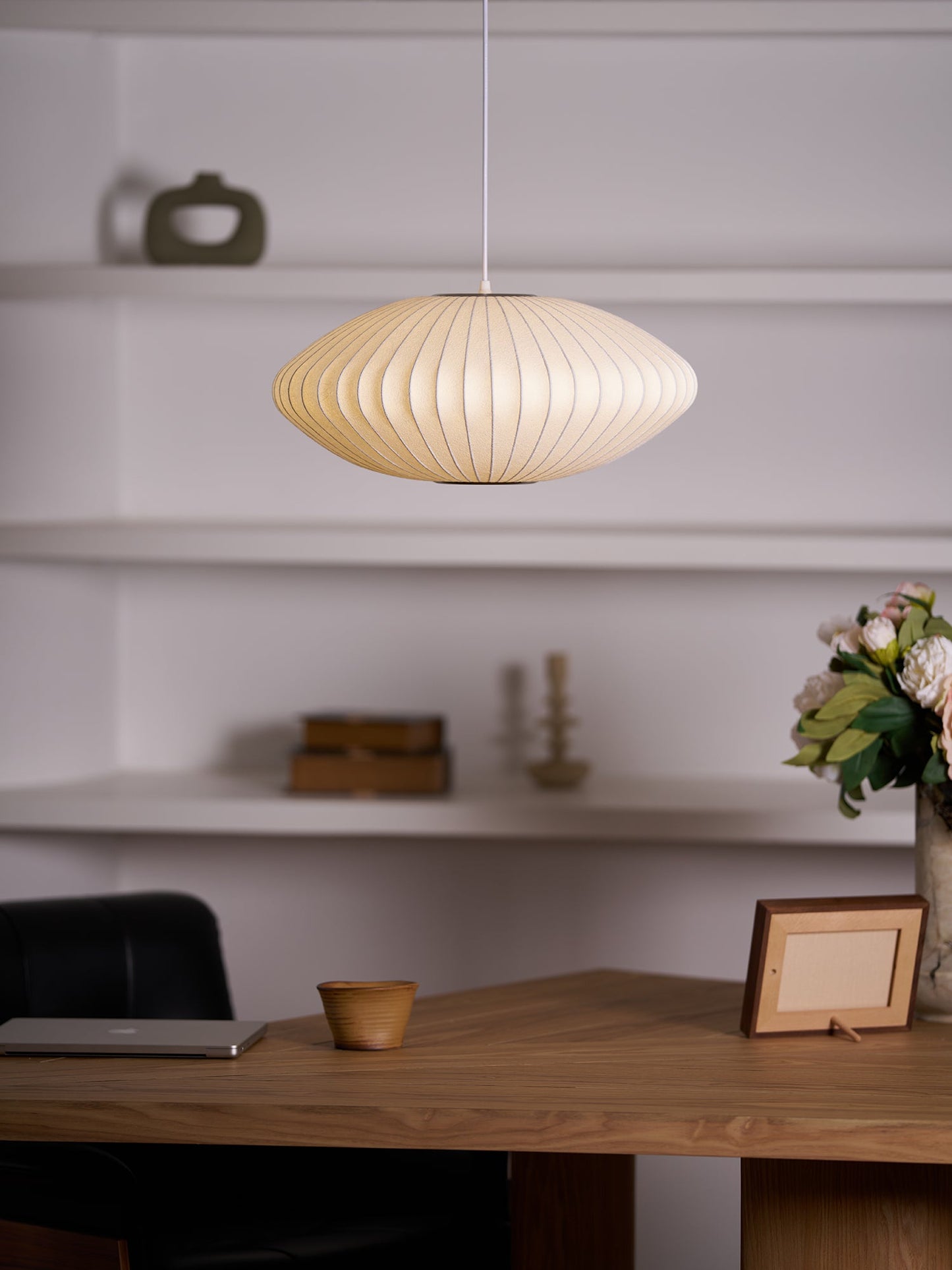 Nyla | Modern Glass Glow Pendant Light Living Room