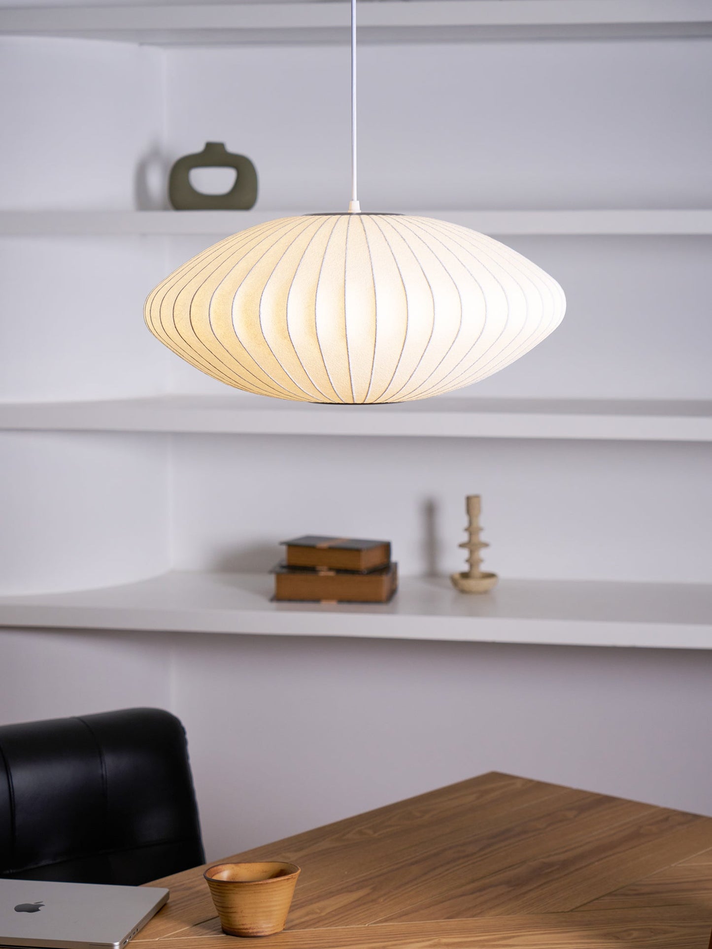Nyla | Modern Glass Glow Pendant Light Living Room
