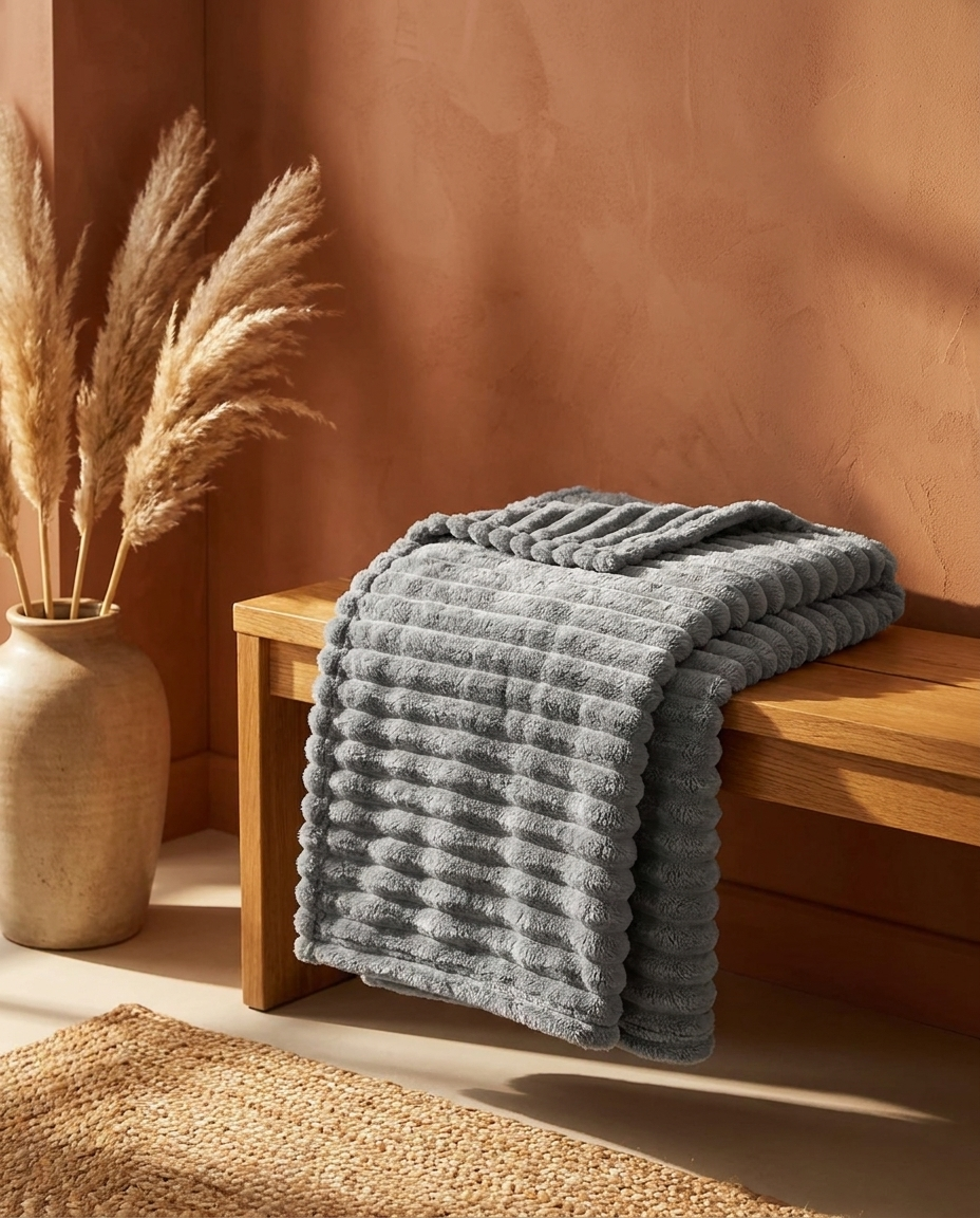 Soft Plush Fleece Blanket for Bed and Couch