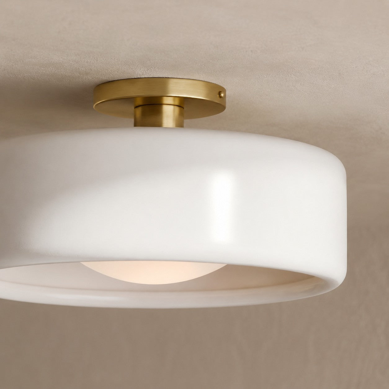 Kingsley | Flush Mount Ceiling Light Minimalist LED Indoor Fixture