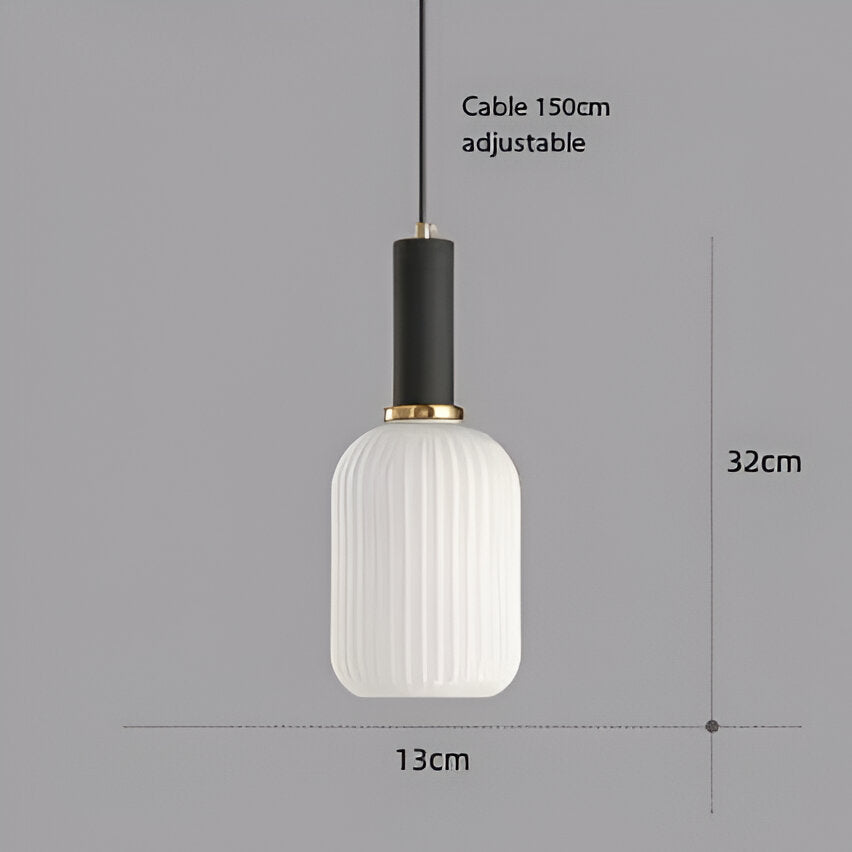 Nordic | Glass Retro LED Pendant Light