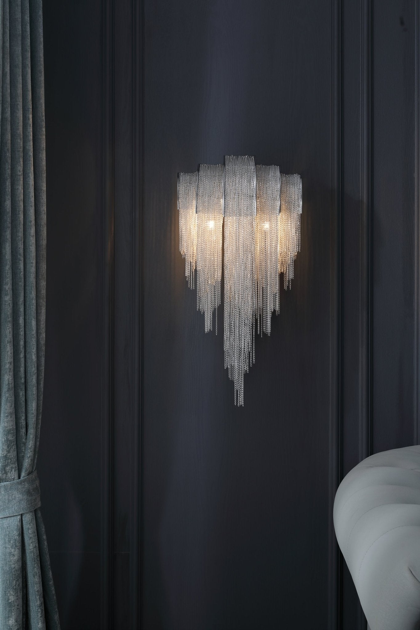 Mila | Wall Lamp Tassel Chain Classic for Living Room