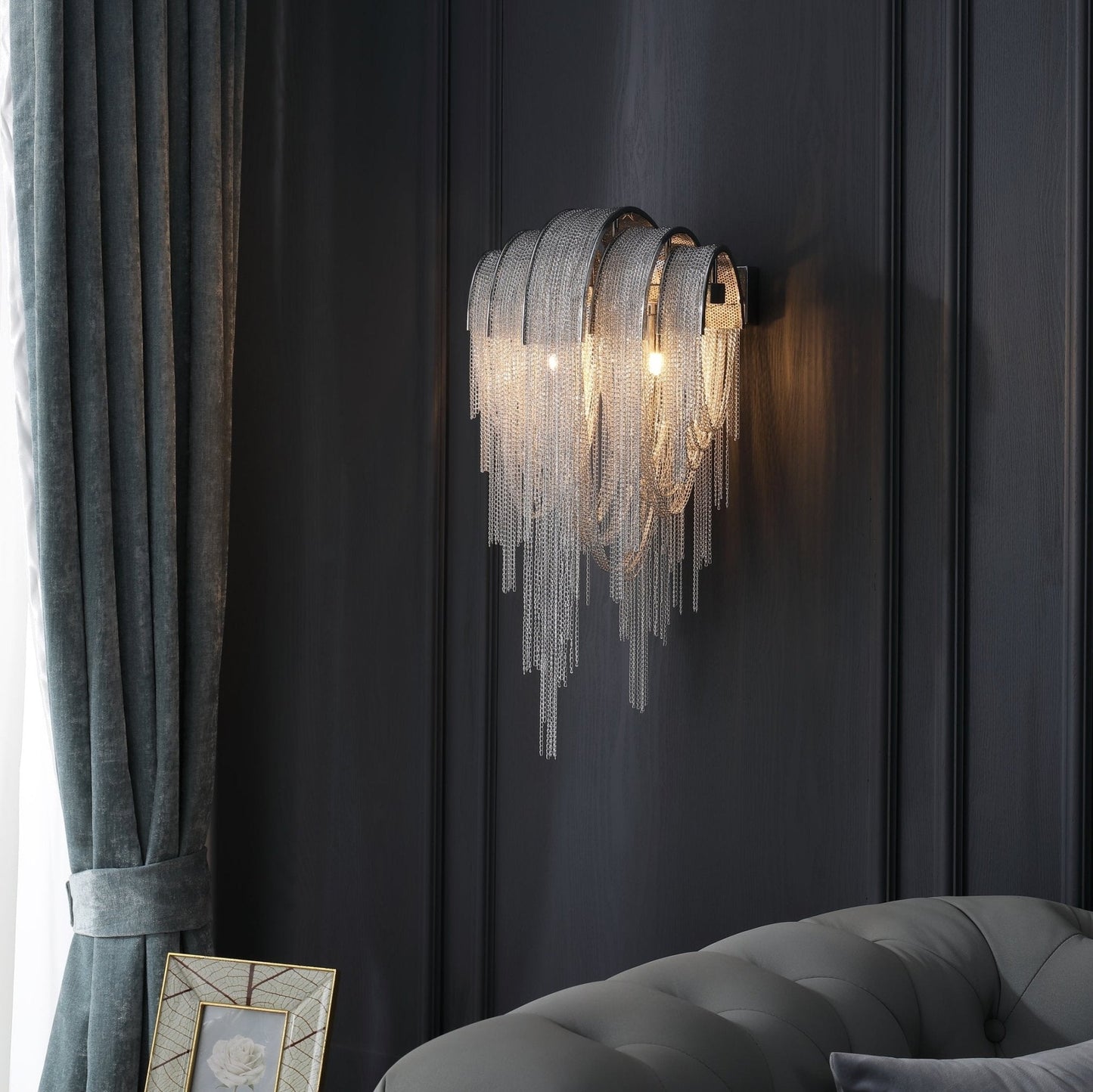 Mila | Wall Lamp Tassel Chain Classic for Living Room