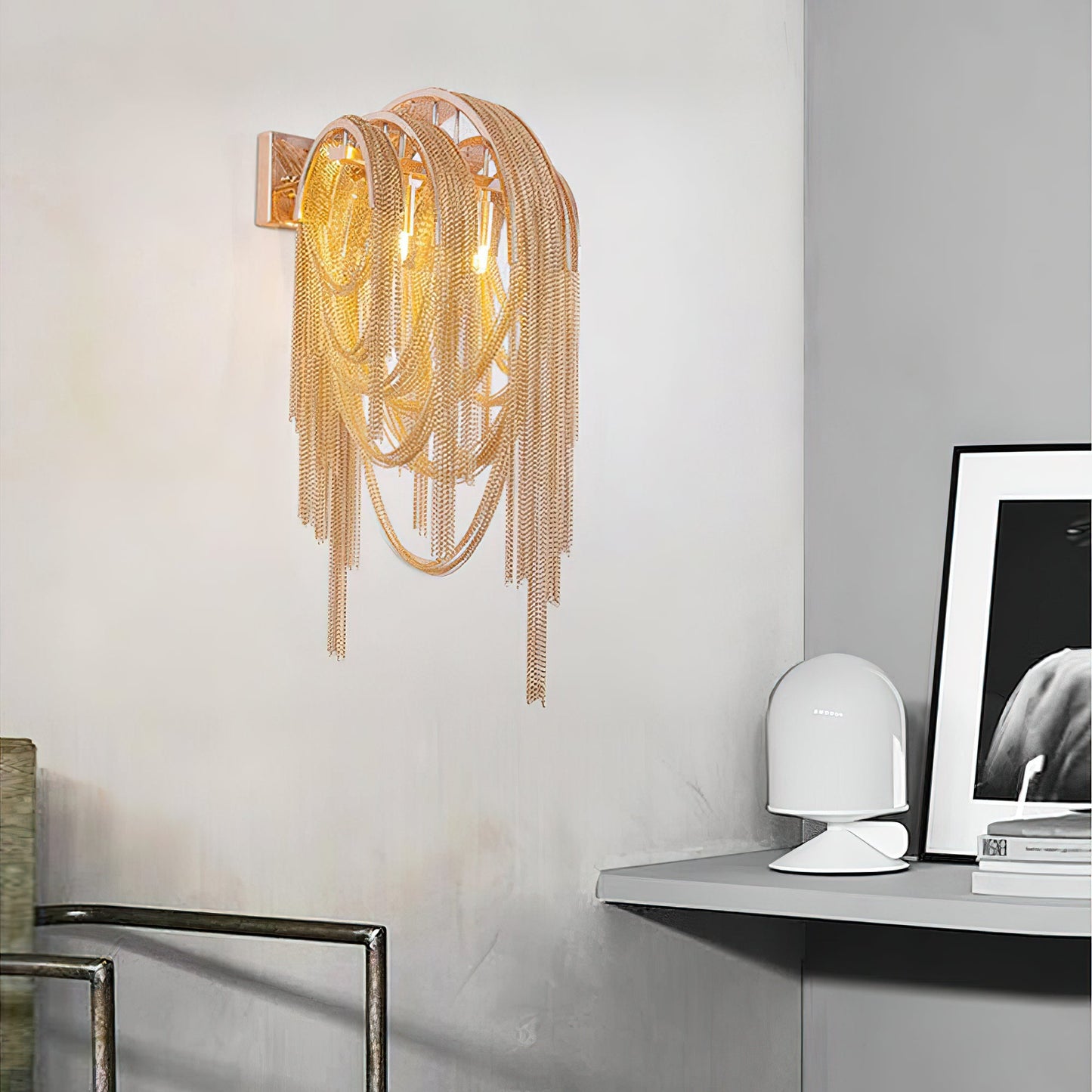 Mila | Wall Lamp Tassel Chain Classic for Living Room