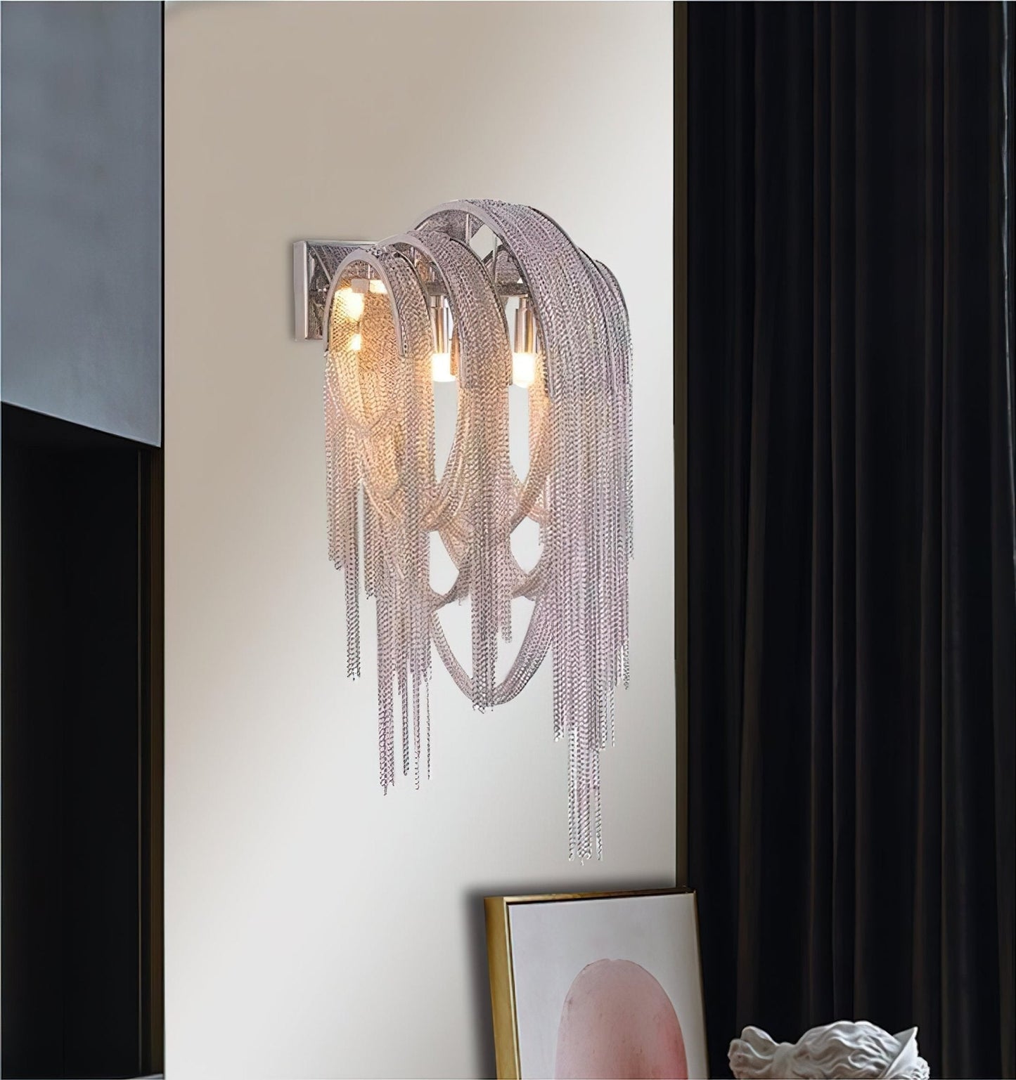 Mila | Wall Lamp Tassel Chain Classic for Living Room