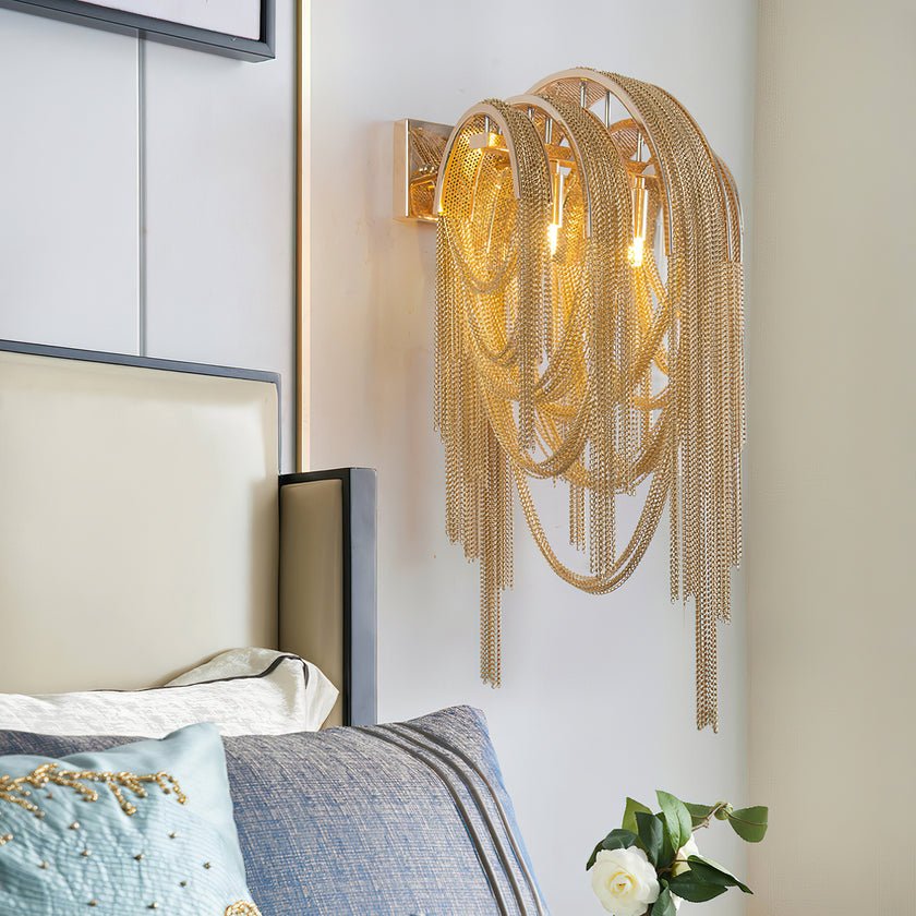 Mila | Wall Lamp Tassel Chain Classic for Living Room