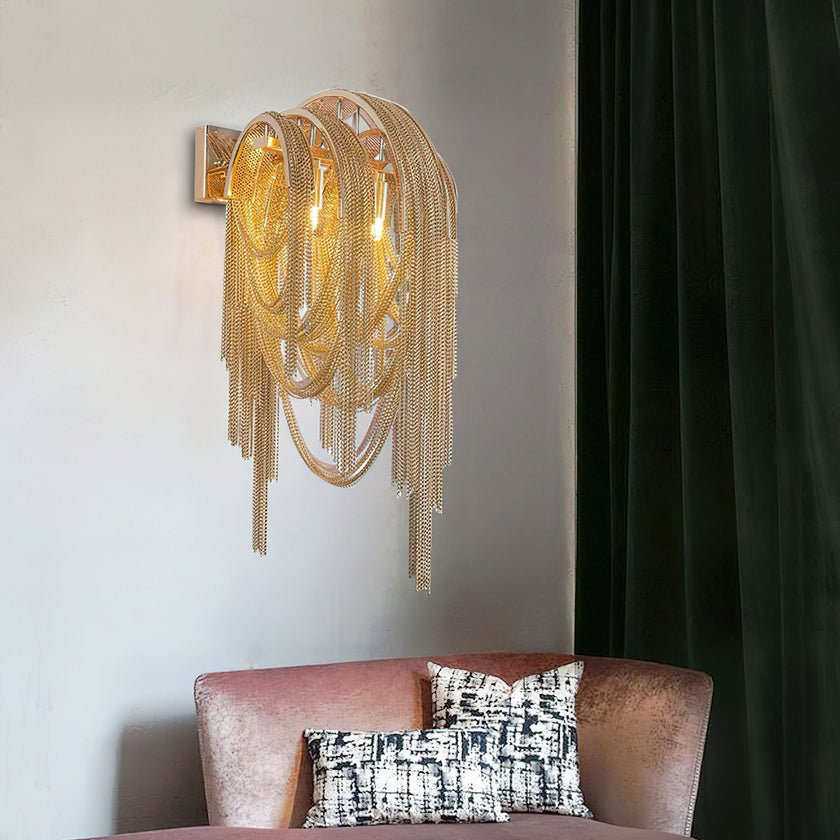 Mila | Wall Lamp Tassel Chain Classic for Living Room