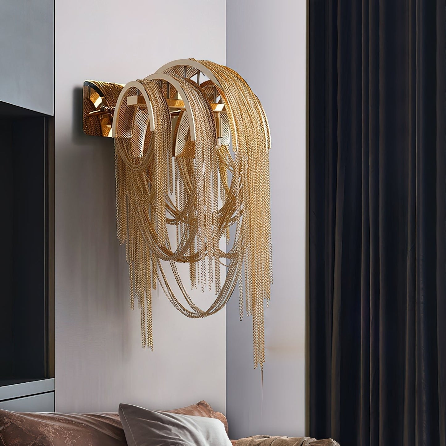 Mila | Wall Lamp Tassel Chain Classic for Living Room