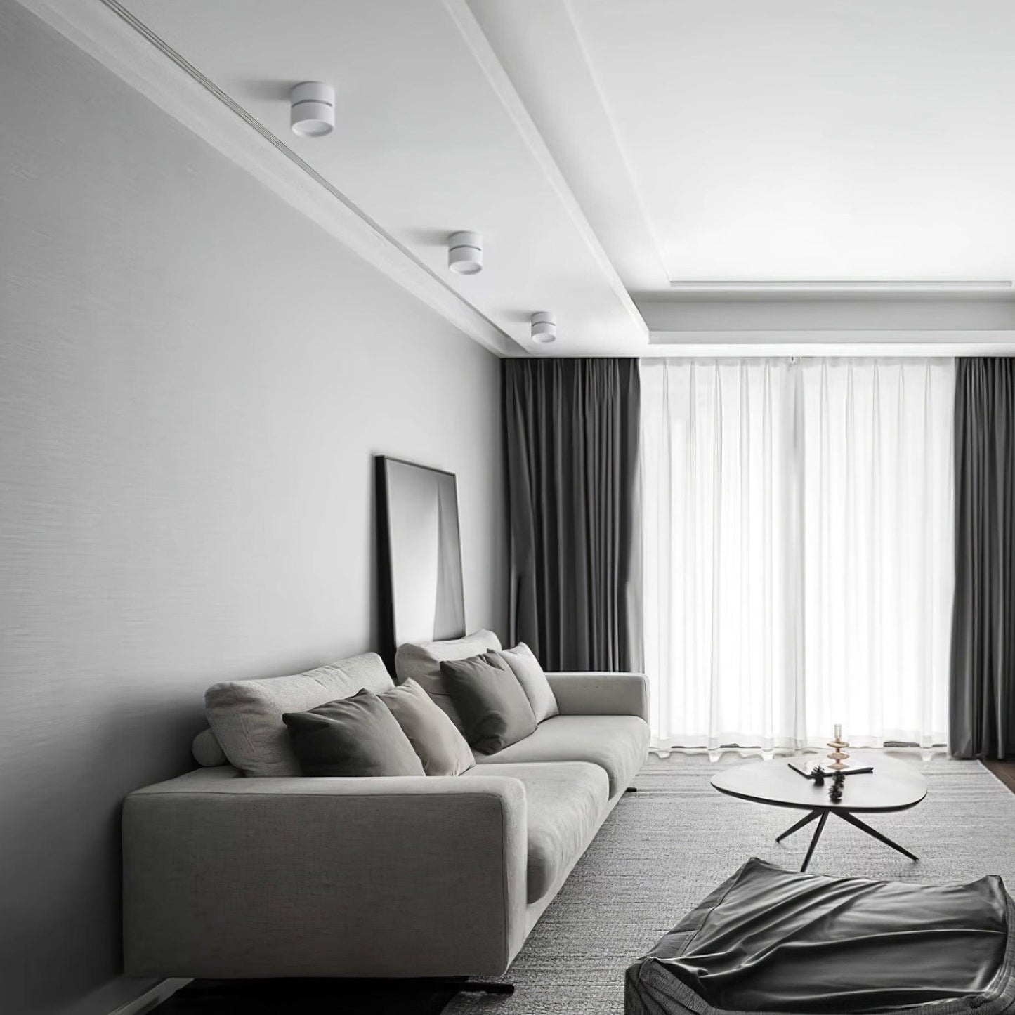 Linea | 360° Rotating Indoor Flush Ceiling Light