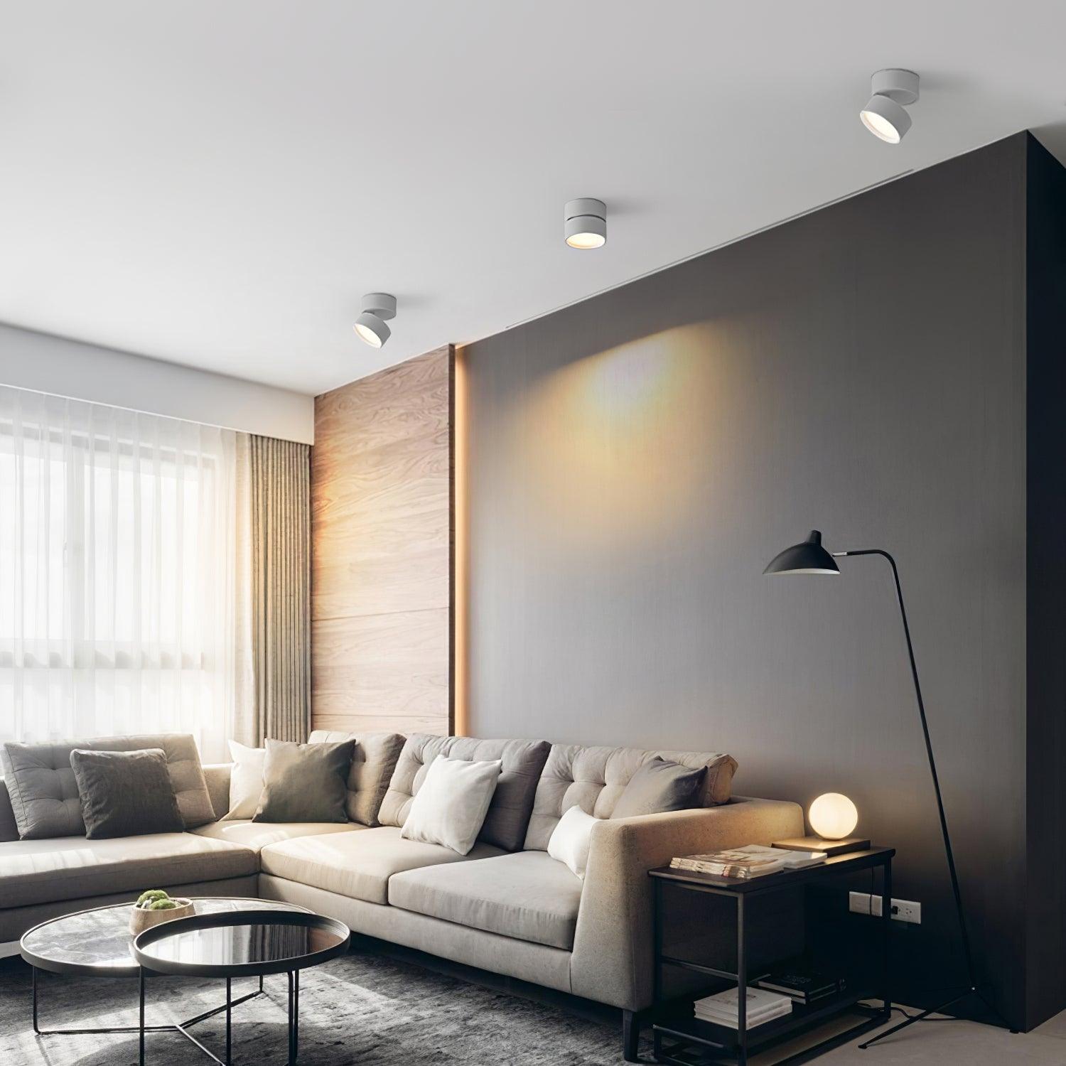 Linea | 360° Rotating Indoor Flush Ceiling Light
