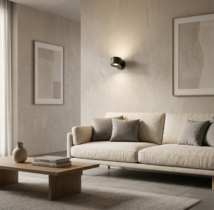 Sean | Cordless No Wiring Motion Sensor Dimmable Warm White Wall Light