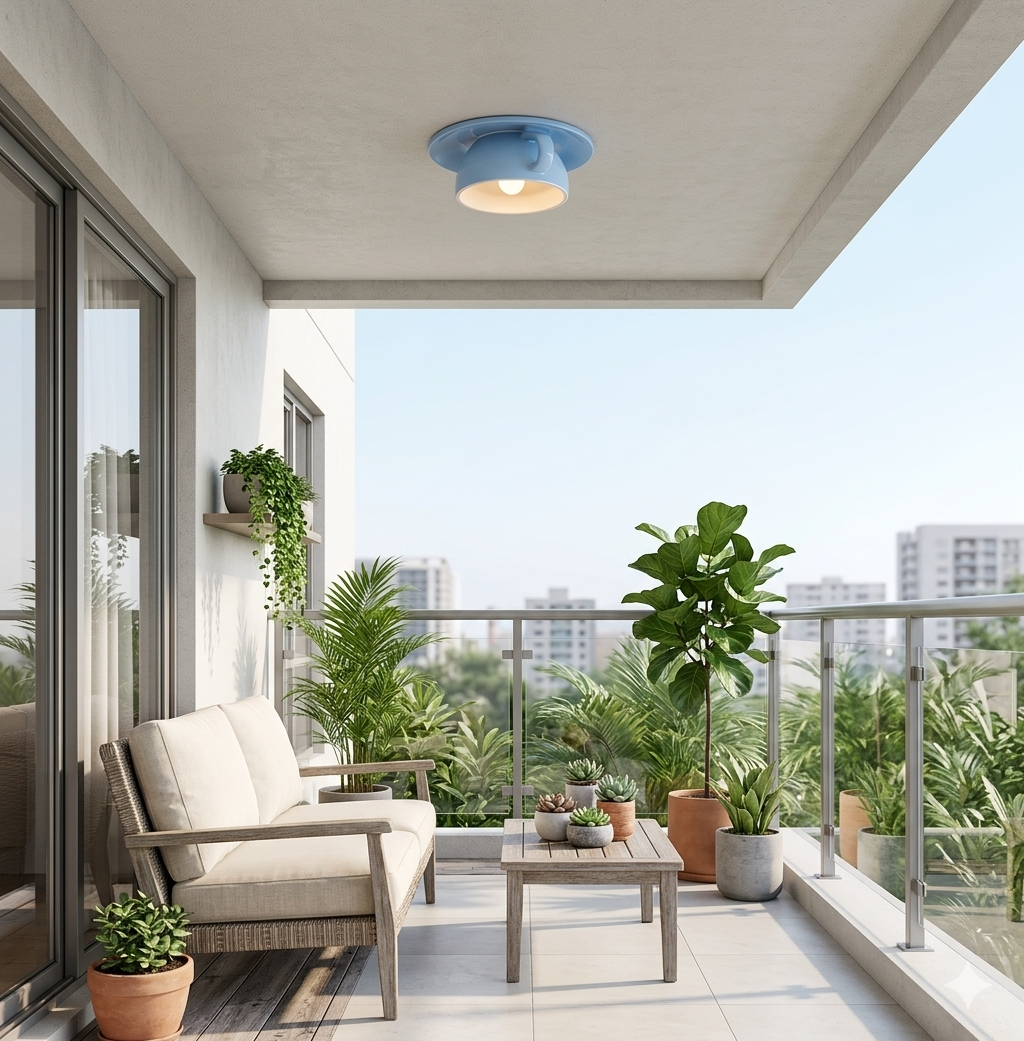 Keith | Modern Flush LED Coffee Cup Ceiling Light