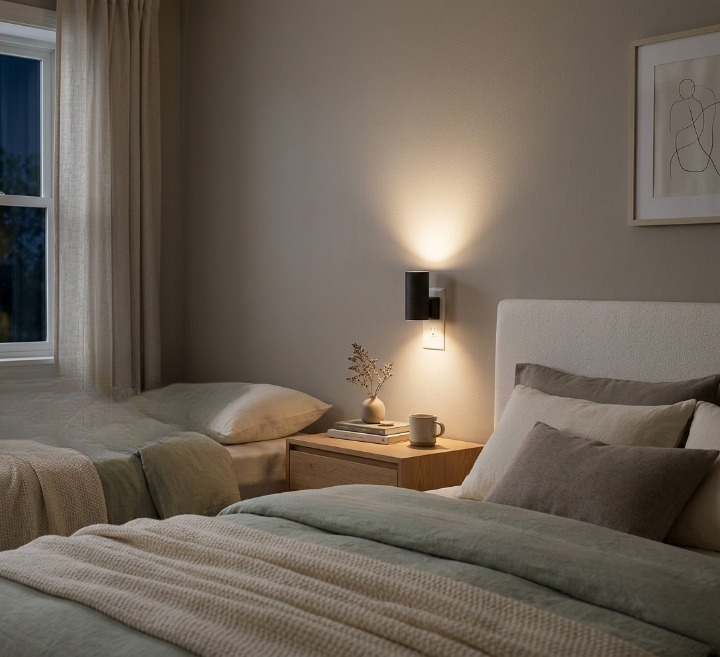Bram | Plug-In No Wiring LED Sensor Wall Light