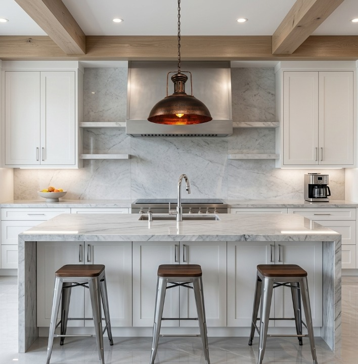 Carol | Rustic Dome Adjustable Chain Pendant Light