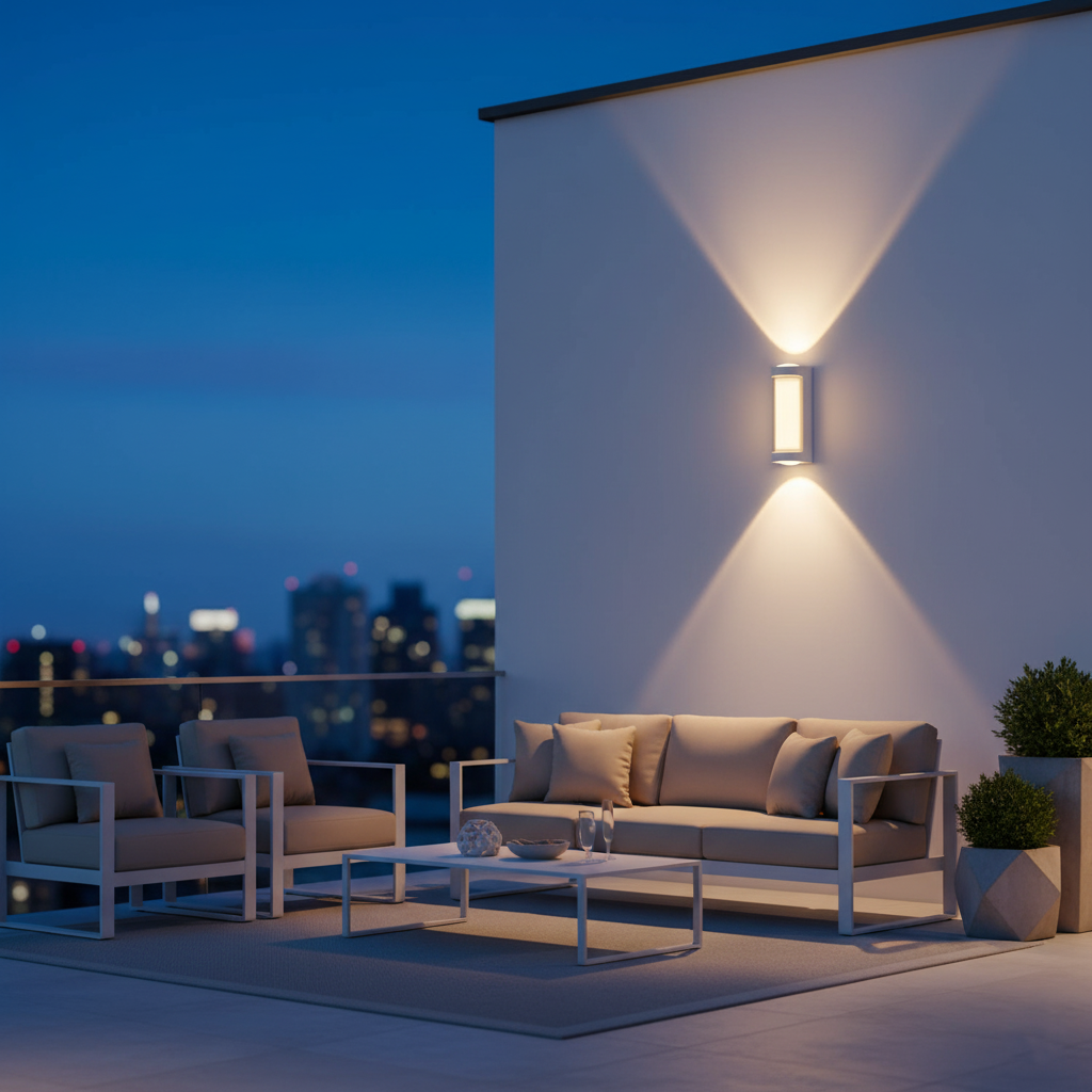 Tristan | Minimalist Outdoor Wall Sconce LED Exterior Light