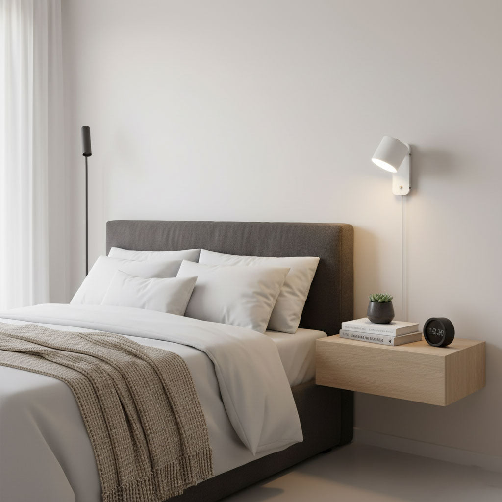 Vince | Directional Wall Lamp Plug-in Cylinder Bedside Reading