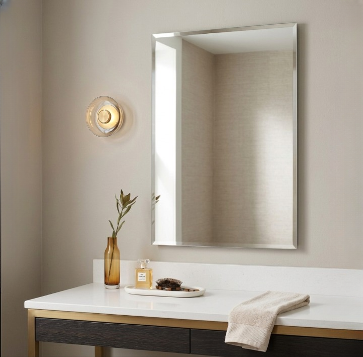 Ruben | Smokey LED Hardwired Warm Wall Light 