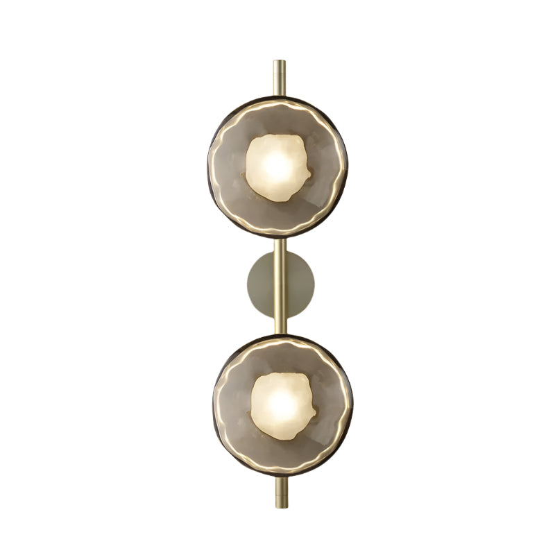Zeno | Round Ceto Glass Wall Light