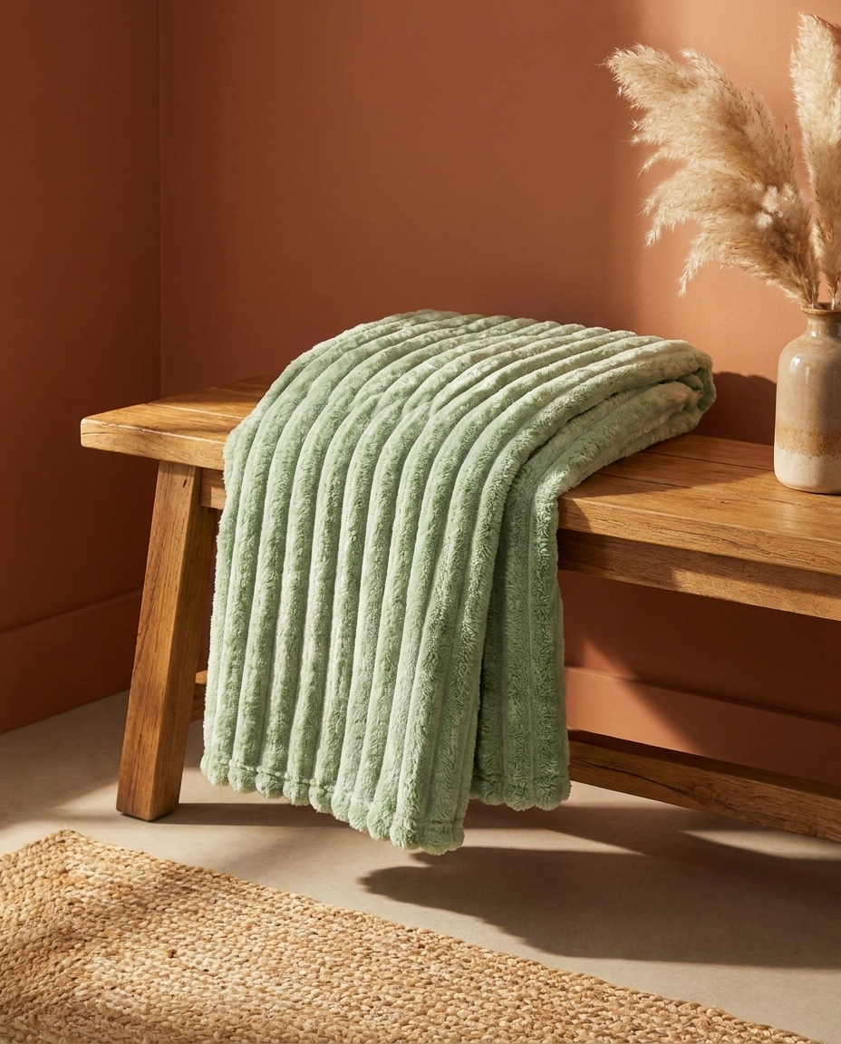 Soft Plush Fleece Blanket for Bed and Couch