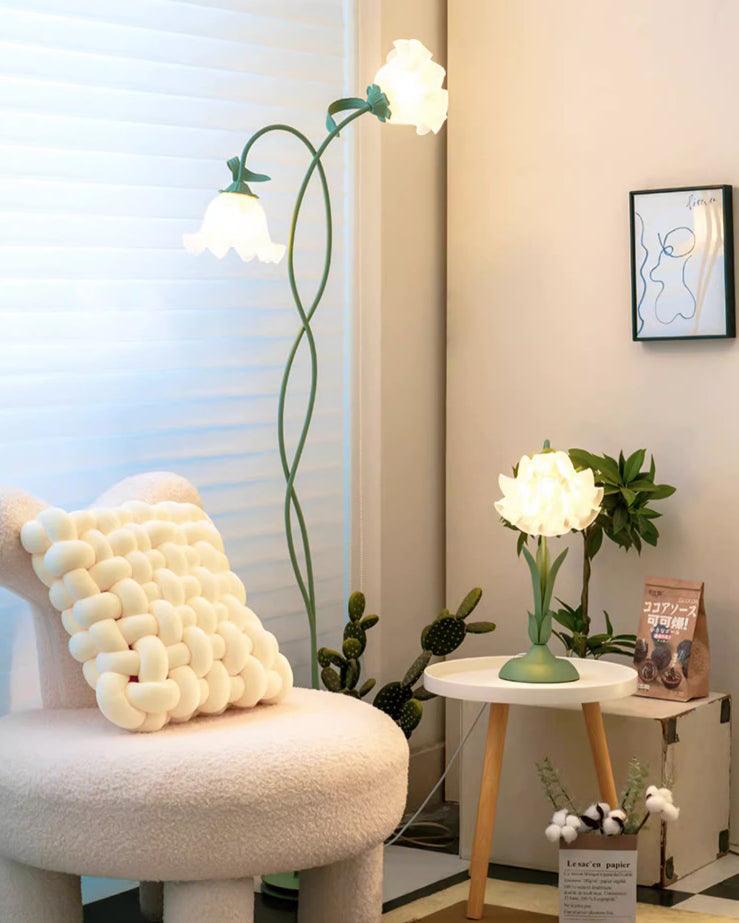 Flower | Floor Lamp Metal Body, Living Room