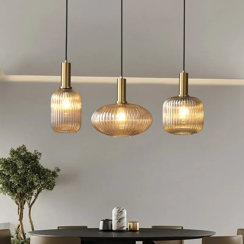 Nordic | Glass Retro LED Pendant Light